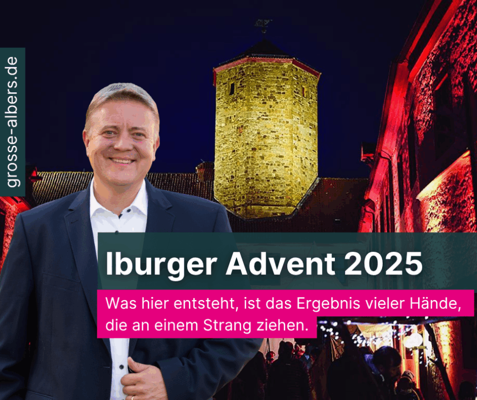 Daniel Große Albers berichtet über den Bad Iburger Weihnachtsmarkt 2025