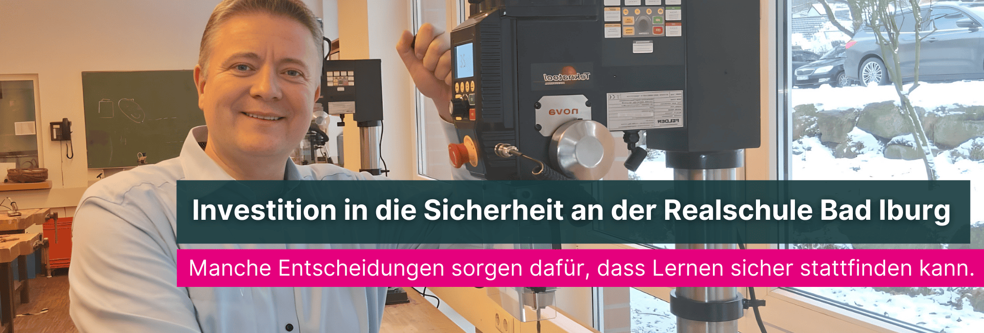 Investition in die Sicherheit an der Realschule