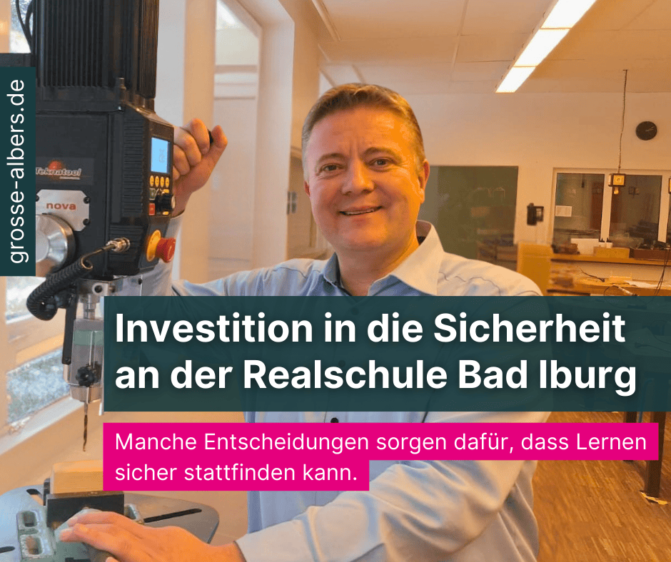 Investition in Sicherheit an der Realschule