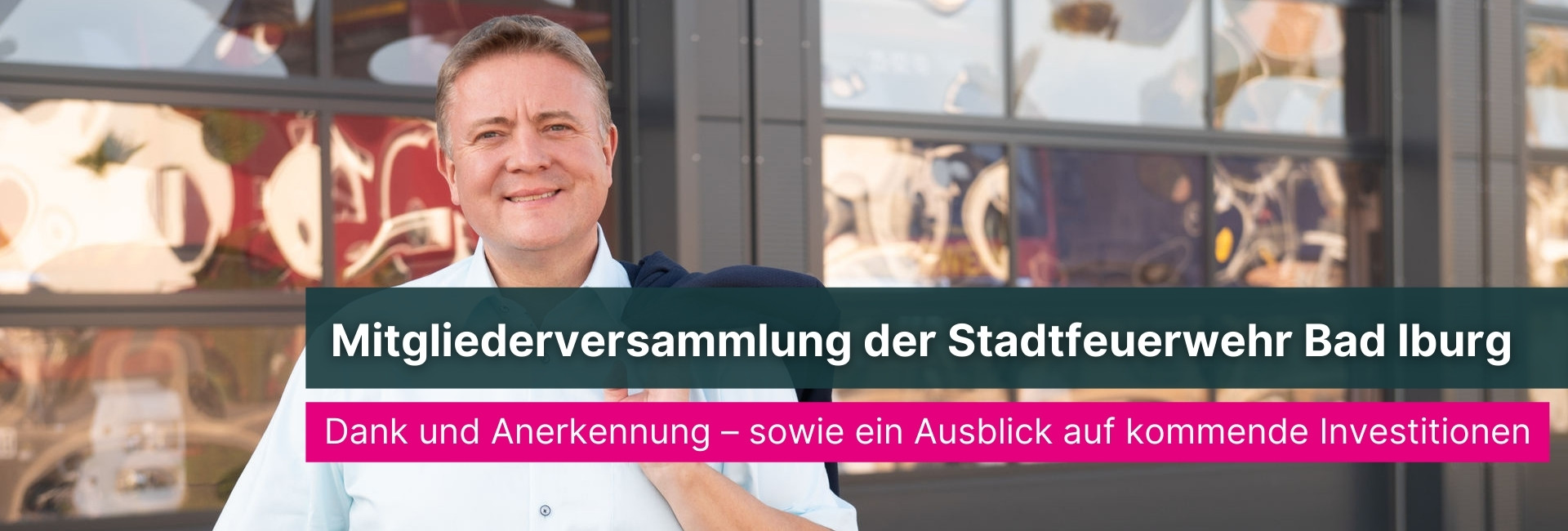 Bei der diesjährigen Mitgliederversammlung der Stadtfeuerwehr Bad Iburg durfte ich traditionsgemäß als Bürgermeister die Grußworte der Stadt überbringen.