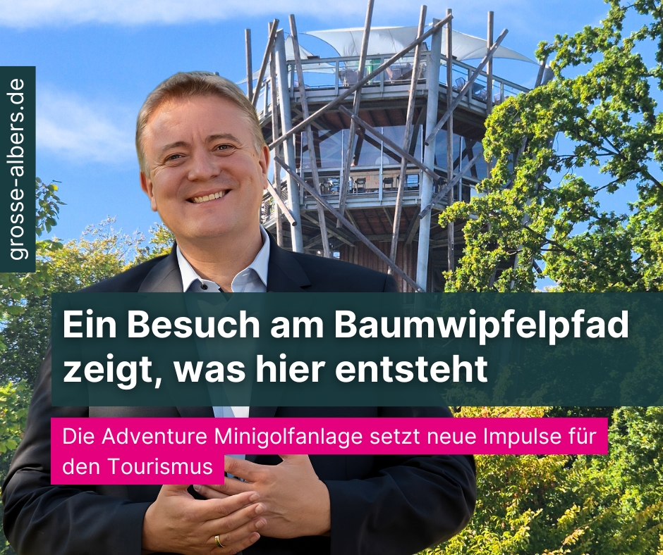 Neue Adventure Minigolfanlage am Baumwipfelpfad Bad Iburg