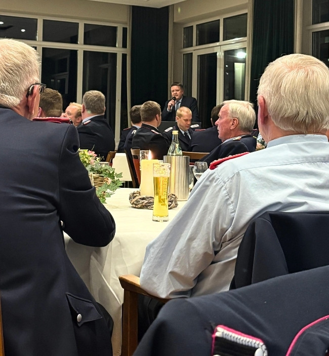 Mitgliederversammlung Feuerwehr Bad Iburg - danke von Daniel Große Albers