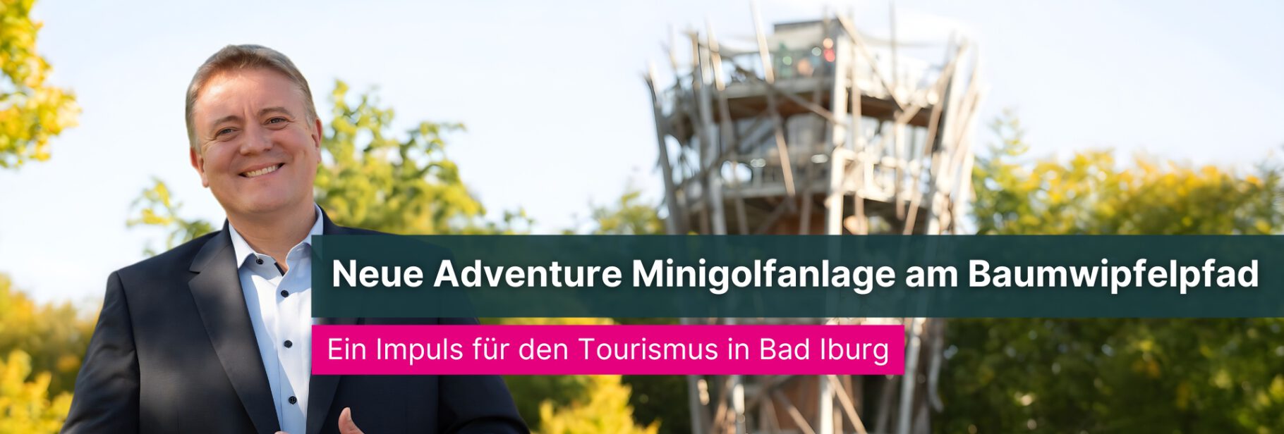 Neue Adventure Minigolfanlage am Baumwipfelpfad